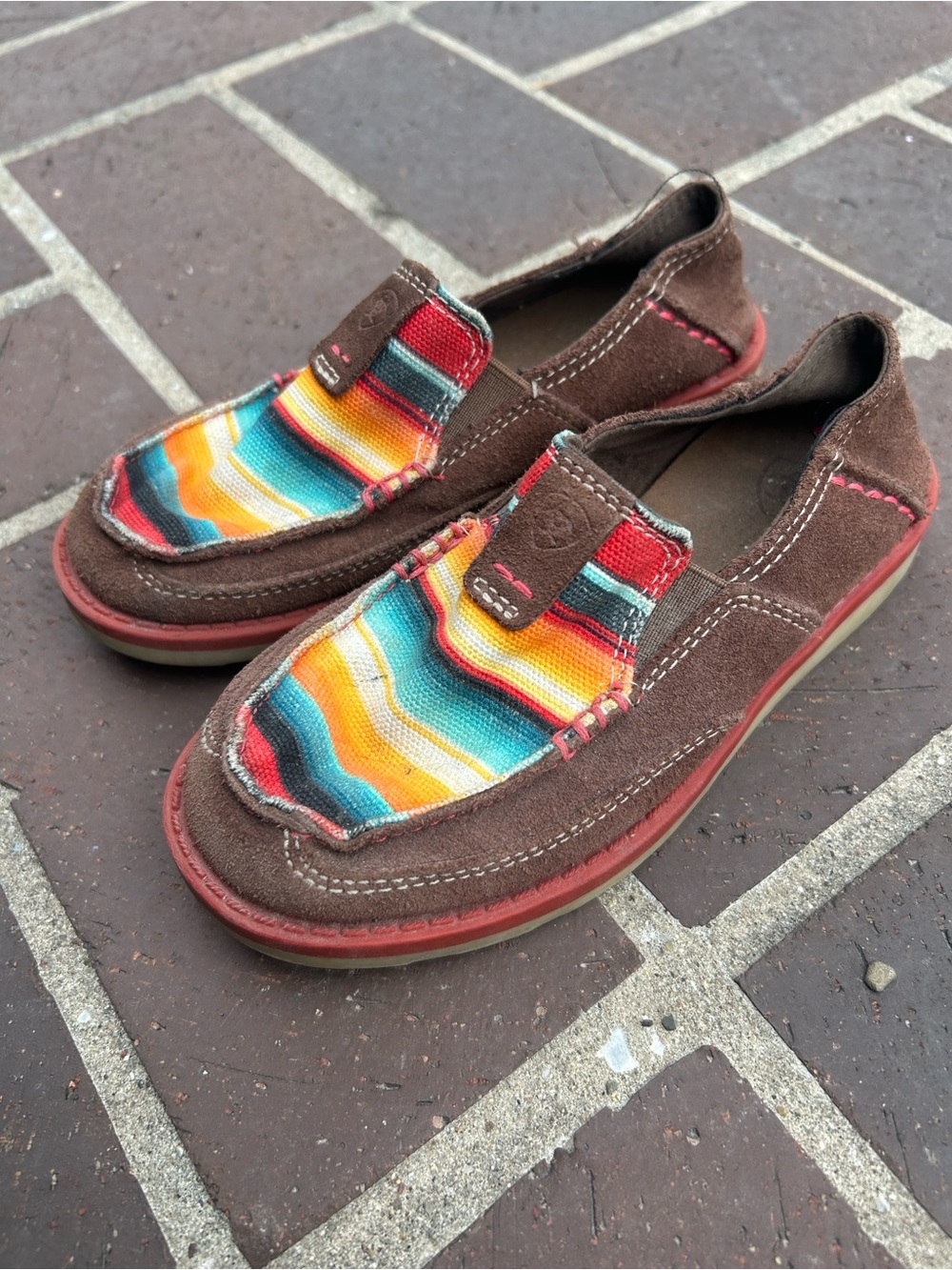 Ariat Slip On Southwest Pattern Shoes